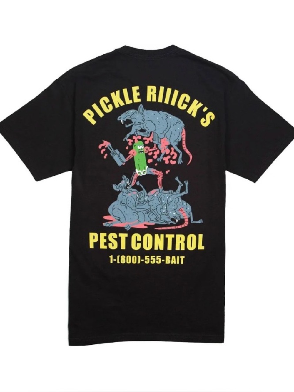 BAIT Rick & Morty Pickle Riiick Pest Control Shirt